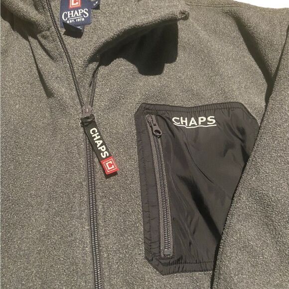 Chaps size large fleece pullover like new see pics perfect gift - Picture 2 of 2